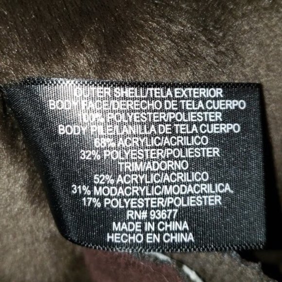 🧥Ana🧥 "Suede Like" Coat w/Fur Collar &Sleeves - Picture 6 of 6